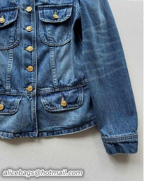 ​Super Quality Celine Denim Jacket CH101714 Blue 2024