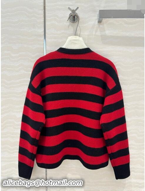 ​Affordable Price Miu Miu Cashmere & Wool Cardigan M101715 Red 2024