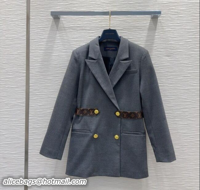 ​Super Quality Louis Vuitton Jacket D101804 Gray 2024