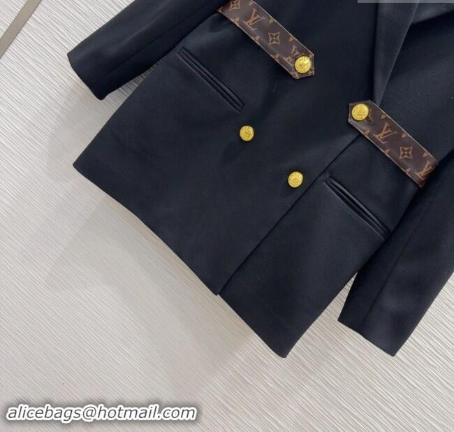 Top Grade Louis Vuitton Jacket D101805 Black 2024