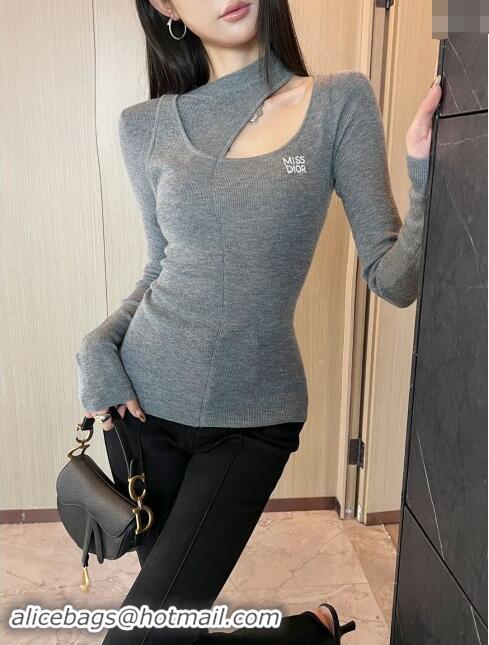 ​Good Looking Dior Miss Dior Knit Sweater D101811 Gray 2024