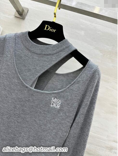 ​Good Looking Dior Miss Dior Knit Sweater D101811 Gray 2024