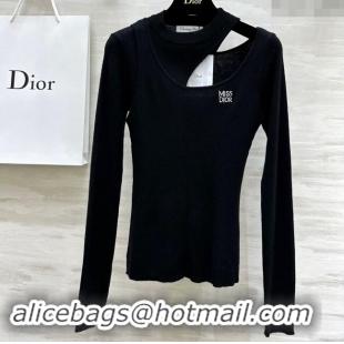 Well Crafted Dior Miss Dior Knit Sweater D101812 Black 2024