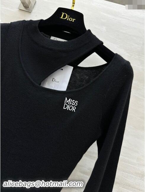 Well Crafted Dior Miss Dior Knit Sweater D101812 Black 2024