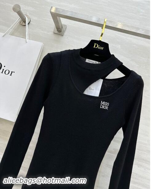 Well Crafted Dior Miss Dior Knit Sweater D101812 Black 2024