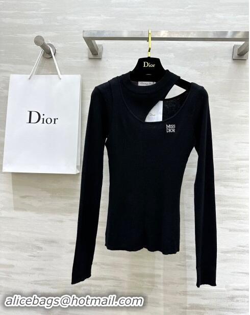 Well Crafted Dior Miss Dior Knit Sweater D101812 Black 2024