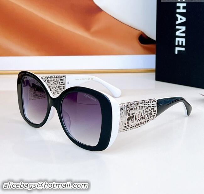 Buy Inexpensive Chanel Sunglasses CH5531 White/Black 2024