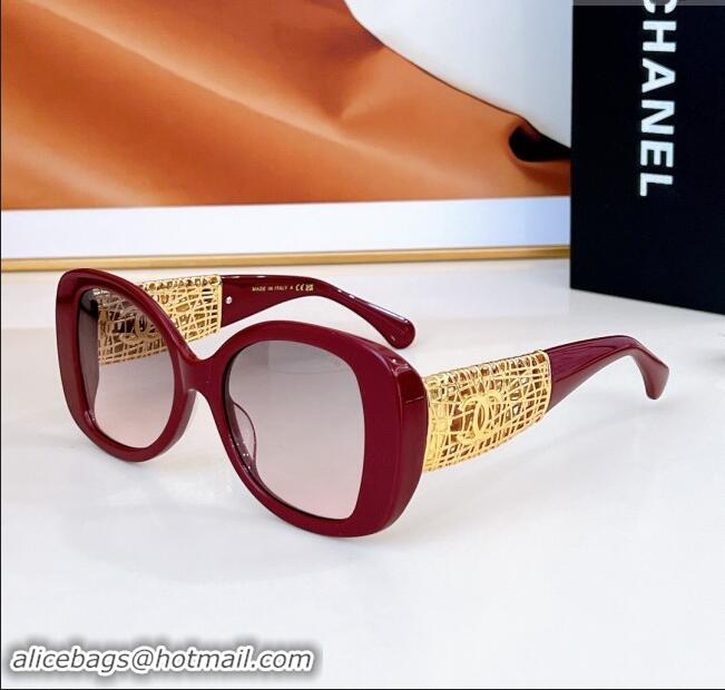 Traditional Specials Chanel Sunglasses CH5531 Deep Red 2024