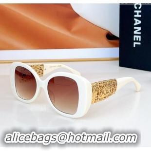 Top Design Chanel Sunglasses CH5531 White 2024