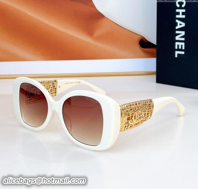 Top Design Chanel Sunglasses CH5531 White 2024