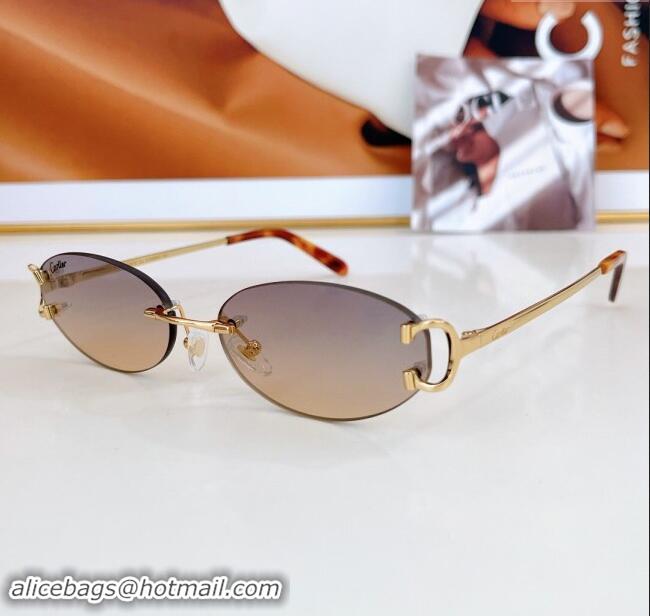 Spot Bulk Cartier Sunglasses CT0090O 2024 Top