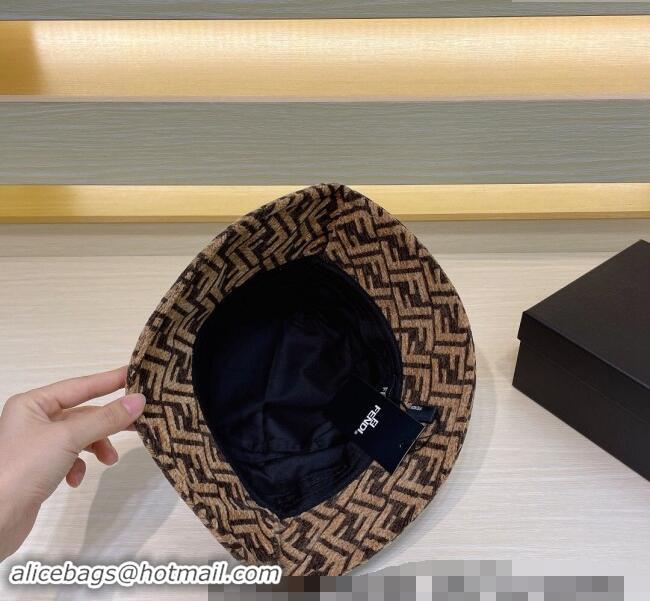 Market Sells Fendi FF Bucket Hat FE10181 Brown 2023