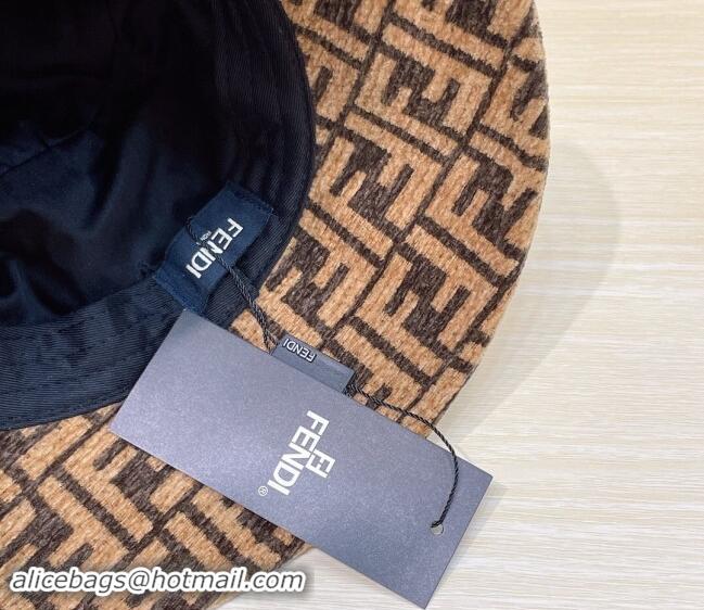 Market Sells Fendi FF Bucket Hat FE10181 Brown 2023