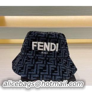 Fashion Discount Fendi FF Bucket Hat FE10181 Blue 2023