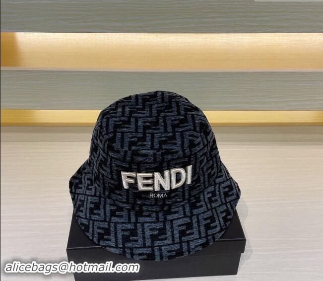 Fashion Discount Fendi FF Bucket Hat FE10181 Blue 2023