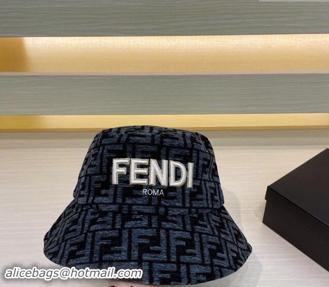 Fashion Discount Fendi FF Bucket Hat FE10181 Blue 2023