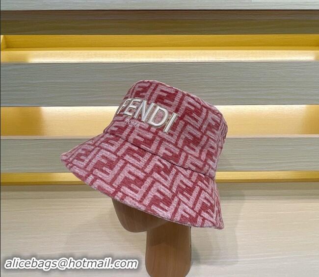 Buy New Cheap Fendi FF Bucket Hat FE10181 Pink 2023