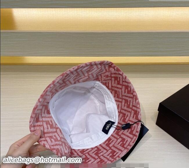 Buy New Cheap Fendi FF Bucket Hat FE10181 Pink 2023