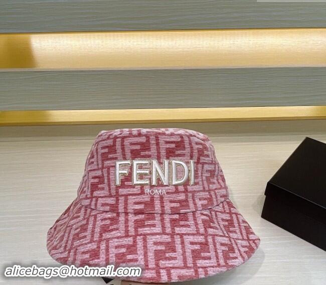 Buy New Cheap Fendi FF Bucket Hat FE10181 Pink 2023