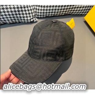 Modern Classic Fendi FF Baseball hat 1206 Black 2023