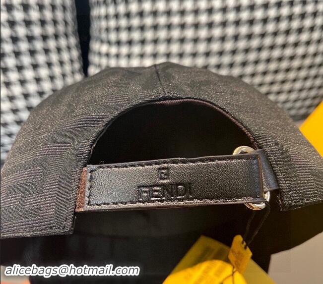 Modern Classic Fendi FF Baseball hat 1206 Black 2023