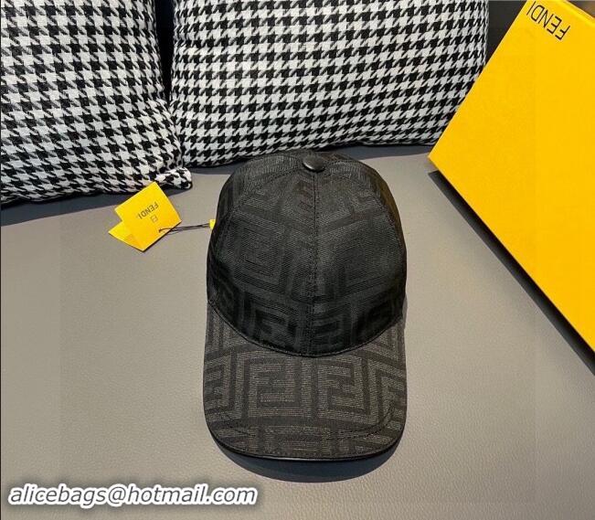 Modern Classic Fendi FF Baseball hat 1206 Black 2023