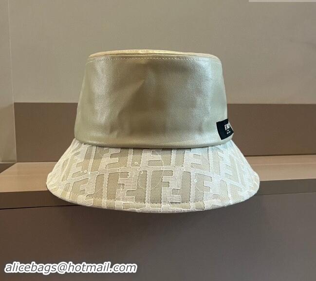 Top Grade Fendi Bucket Hat 040301 Beige 2024