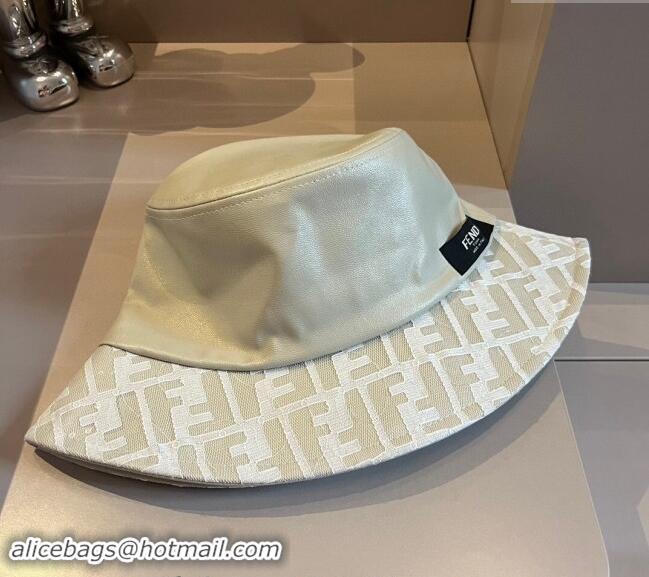 Top Grade Fendi Bucket Hat 040301 Beige 2024