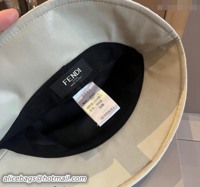 Top Grade Fendi Bucket Hat 040301 Beige 2024