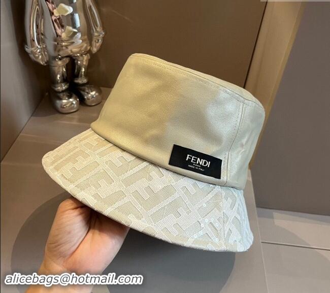 Top Grade Fendi Bucket Hat 040301 Beige 2024