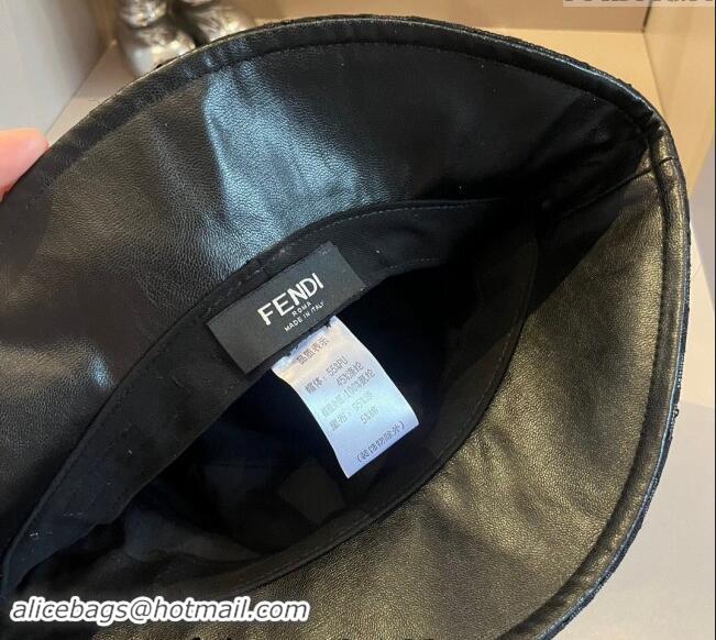 Grade Quality Fendi Bucket Hat F040301 Black 2024