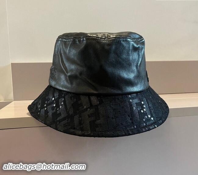 Grade Quality Fendi Bucket Hat F040301 Black 2024