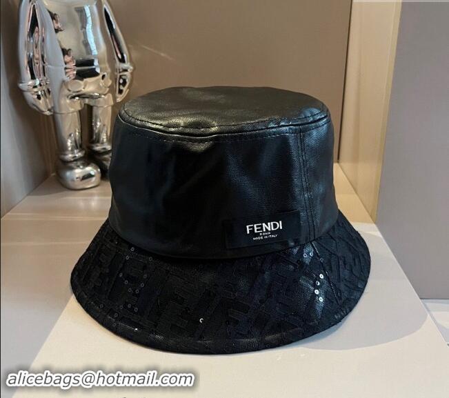 Grade Quality Fendi Bucket Hat F040301 Black 2024