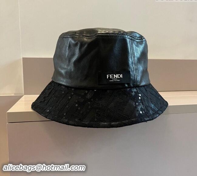 Grade Quality Fendi Bucket Hat F040301 Black 2024