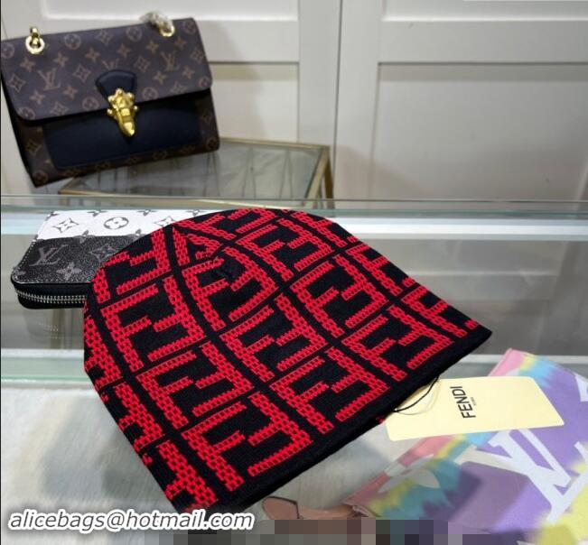 Grade Quality Fendi Knit Hat FE082303 Red 2024