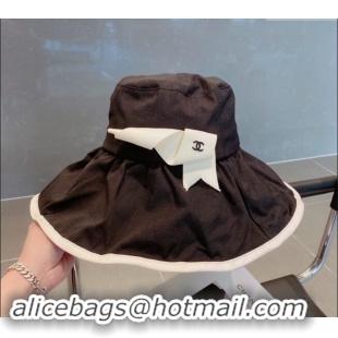 Low Price Chanel Fabric Bucket Hat 0301 Black 2024