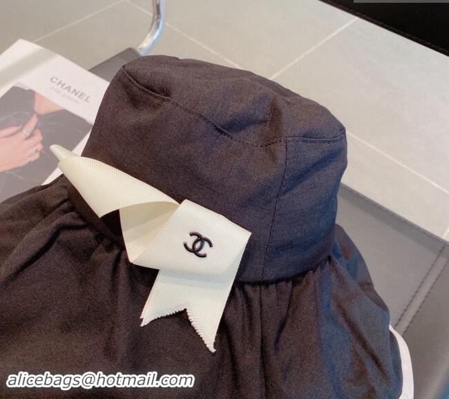 Low Price Chanel Fabric Bucket Hat 0301 Black 2024