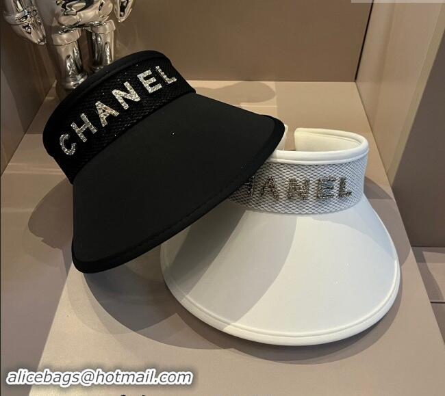 Top Quality Chanel Visor Hat 040303 White 2024