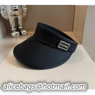 Fashion Discount Chanel Visor Hat 040302 Black 2024