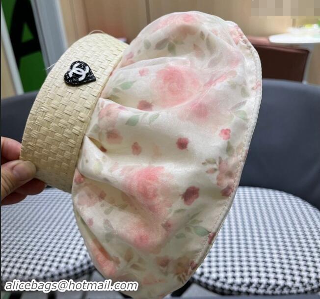 Low Cost Chanel Flora Visor hat with Heart 0513 Pink 2024