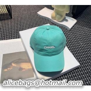 Market Sells Chanel Canvas Baseball hat 051302 Pale Green 2024