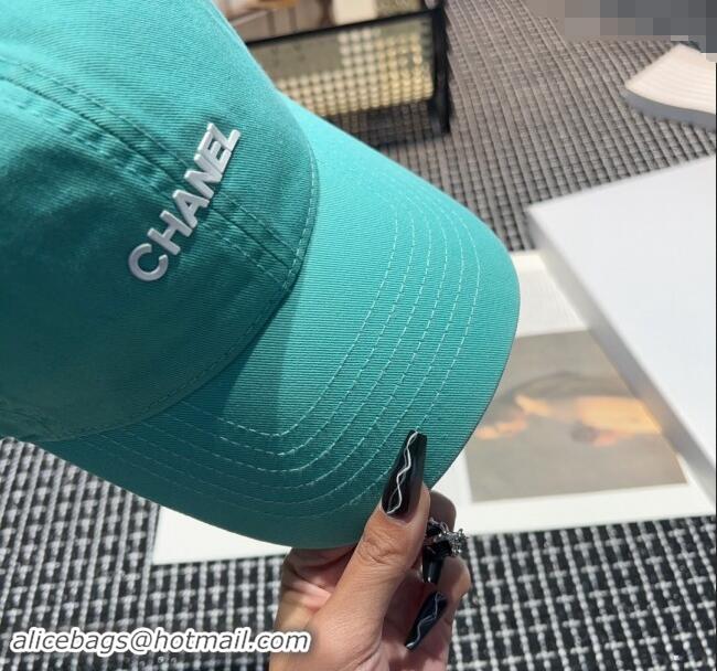 Market Sells Chanel Canvas Baseball hat 051302 Pale Green 2024