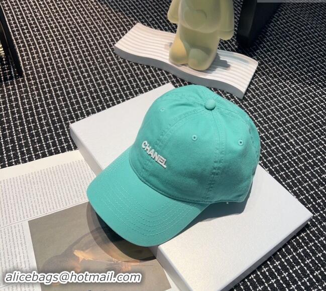 Market Sells Chanel Canvas Baseball hat 051302 Pale Green 2024