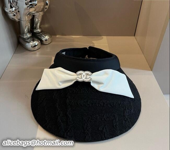 Low Price Chanel Visor Hat 061901 Black 2024