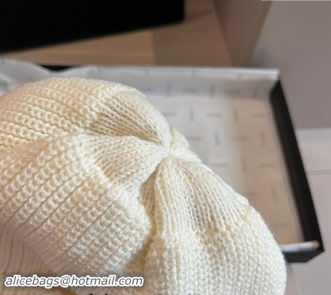 Cheap Classic Chanel Knit hat CH091301 White 2024