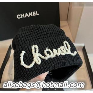 Super Quality Chanel Knit Hat CH091301 Black 2024