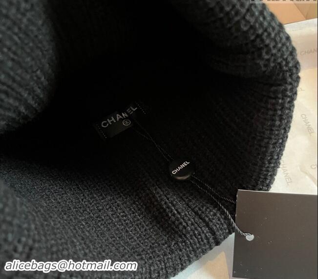 Super Quality Chanel Knit Hat CH091301 Black 2024