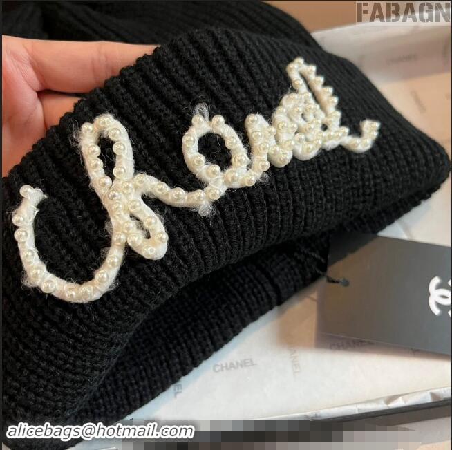 Super Quality Chanel Knit Hat CH091301 Black 2024