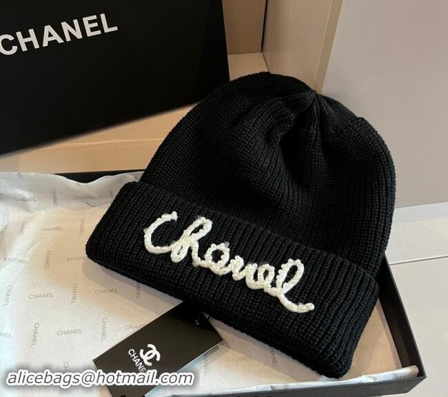 Super Quality Chanel Knit Hat CH091301 Black 2024