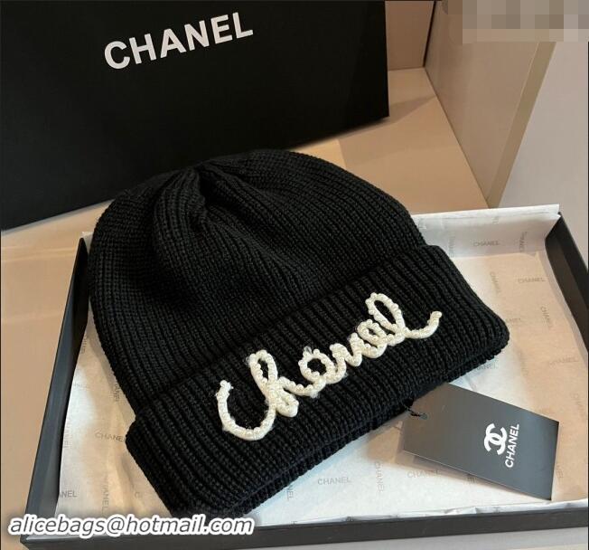 Super Quality Chanel Knit Hat CH091301 Black 2024